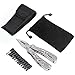 Stainless Steel Multitool, Multitools Kits with Can Opener, Folding Knife, Plier, Screwdriver for Hiking Camping Outdoor & Indoor
