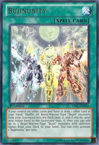 Yu-Gi-Oh! - Bujinunity (LVAL-EN065) - Legacy of the Valiant - 1st Edition - Rare
