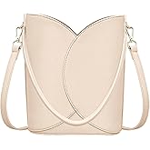 Bucket Bag for Women - Adjustable CrossbodyHobo Purse Trendy Vegan Leather Designer Ladies Tote Handbag