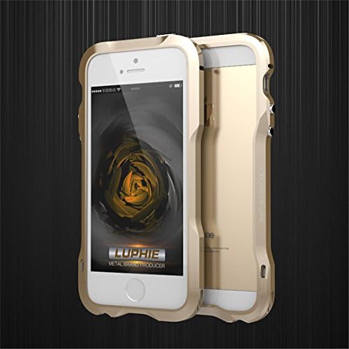 iPhone 5s Case,iPhone SE Case, Esing Premium Aluminum Alloy Metal Frame 3D Hard Slim Bumper Case for Apple iPhone 5/5s/se(Gold)