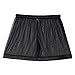 Freebily Men's Sheer Mesh Boxer Shorts Smooth Briefs Underwear Black Medium(Waist:31.0-52.5