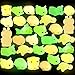 Hicdaw 32PCS Glow in The Dark Squishie Mochi Squishy Toys Mini Kawaii Animal Squishies Stress Relief Toys Seal Cat Pig Elephant Tiger Rabbit Panda Squishies