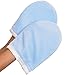Paraffin Wax Works Thermal Mitts, Blue, for Paraffin Heat Therapy Spa Treatments, Insulates and Retains Heat, Fits All Hand Sizes, One-Pair