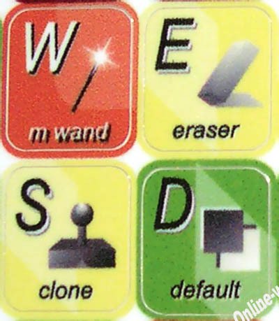 ADOBE PHOTOSHOP Keyboard Sticker