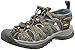 KEEN Women's Whisper Closed Toe Sport Sandals, Cascade/Stone Blue, 8.5