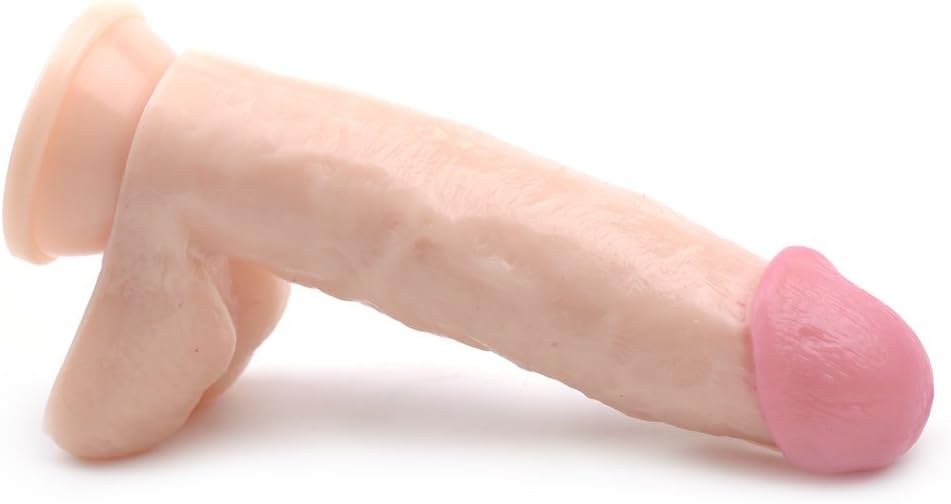 BeHorny Rampant 7.48 -Inch Dildo Realistic Penis Cock Suction Cup Base, Flesh Colour - Image 4