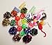 30 PIECE CAT TOY VARIETY PACK CRINKLE BALLS MICE SPRINGS BELL BALLS