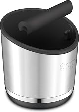 Sage The Knock Box 10 Sea Salt Coffee Grounds Dispenser Stainless Steel view 2