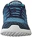 Skechers Sport Women's Burst Fashion Sneaker,Navy/Aqua,8 M US