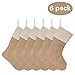 KOMIWOO 6 PCS Burlap Christmas Stockings Set 18-Inch for Christmas Decorations or DIY Craft