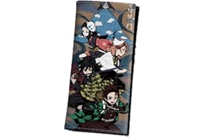 BGOmakeit Re ZERO Starting Life in Another World Cosplay PU Leather Pattern Cartoon Anime Wallet (Demon Slayer Corps, regular wallet)