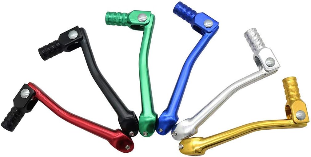 OTOHANS AUTOMOTIVE CNC Aluminum 2" Folding Gear Shifter Shift Lever for Honda XR50 CRF50 XR CRF 50cc 70cc 90cc 110cc 125cc Dirt Pit Bike (Red Gray): Automotive