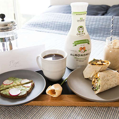 Califia Farms Unsweetened Almondmilk, 48 Oz (Pack of 8) Dairy Free