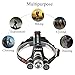 VELRAPCOR Ultra Bright LED Headlamps Headlight Flashlight 4 Modes 5000 Lumens 3 CREE XM-L T6 LED Waterproof, Rechargeable 18650 Batteries & AC Charger