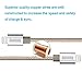 Aonsen Lightning Cable,2Pack 6FT Nylon Braided 8 Pin iPhone Cord,Charge and Sync for iPhone 6/6 Plus/6s/6s Plus/5/5c/5s,iPad 4 Mini Air(Gold)