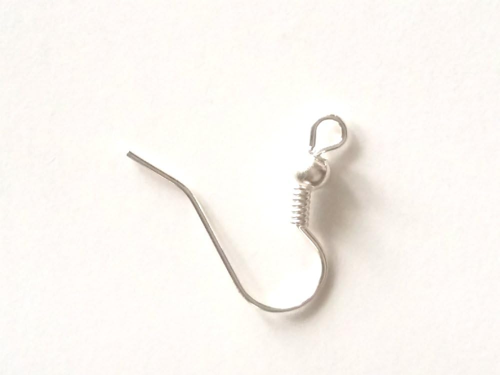 udhayam Silver Finish Earring Hooks