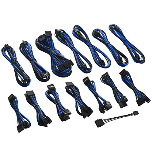 CableMod C-Series RMi & RMx Cable Kit (Black / Blue)