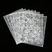 Walfront Heat Shrink Plastic Sheet Kit Shrinkable Film with Pattern for Crafts Key Chains Handmade Craft Tool(Girl's)
