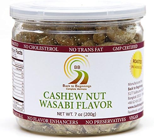Back To Beginnings Cashew Nut Wasabi Flavor 7 oz Pack of 2