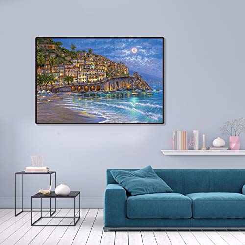 VONLUXE Jigsaw Puzzles 1000 Piece for Adults Puzzle for Adults & Kids Large Puzzle Game Toys Gift Romantic Night Puzzles Challenging Puzzle Game 27.5\