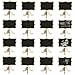 Leyaron 15 Pack Mini Chalkboards Place Cards with Easel Stand - Wood Rectangle Small Chalkboard Signs for Wedding, Birthday Parties, Table Numbers, Food Signs and Special Event Decoration