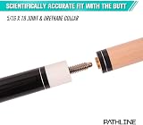 Pathline Pool Cue Stick 58 inch Canadian Maple Purple 18oz Billiard view 5