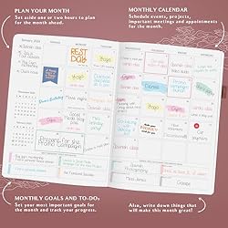 Legend Hourly Schedule Planner PRO Dated Jan