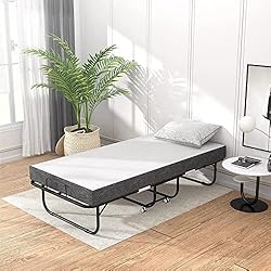 Foxemart Folding Bed with Mattress Portable