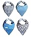 Baby Bandana Drool Bibs for Teething and Drooling 4 Pack Bibs Set by Babysta
