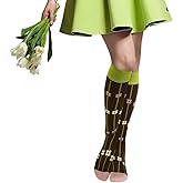 Benefeet Womens Knee High Striped Checkered High Knee Socks Cotton Long Sports Tube Socks