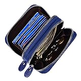 Yuhan Pretty Womens Card Holder Wallet RFID Blocking Leather Zipper Small Purse
