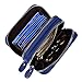 Womens Credit Card Holder Wallet Lady Leather Zipper Small Purse RFID Blocking
