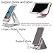 KAERSI K1 Desktop Tablet Stand: Charging Cradle, Display Dock for 4 to 13 inch All Smartphone, Tablets and E-Reader, iPhone, iPad - Gray