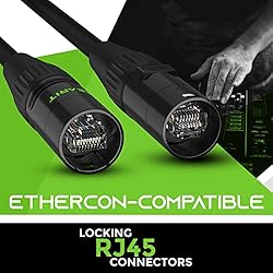 GearIT CAT6 Ethernet Cable, EtherCON-Compatible