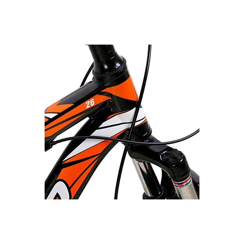 Hiland 26'' Aluminum Mountain Bike with 17'' Frame DiscBrake Kickstand