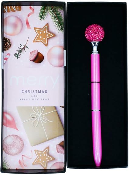 Regalo Natale Mamma.Sincerelyforyou Penna A Sfera In Vero Cristallo Idea Regalo Per Natale Per Insegnanti Babbo Natale Mamma Amica Nonna Amazon It Cancelleria E Prodotti Per Ufficio