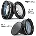 52mm Starter Accessory Kit for Nikon DSLR Bundle with Vivitar Wide Angle and Telephoto Lenses