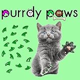 40-Pack GREEN Soft Nail Caps For Cat Claws * Purrdy Paws Brand (Large)