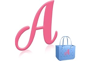 ZEOXUER Bogg Bag Letters, Decorative Lettering Charms for Bogg Bag, Alphabet Lettering Accessories, Bogg Bag Charms Insert Alphabet Lettering, Alphabet 3D Letters for Personalizing Handbag DIY
