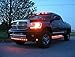 RECON Universal Complete 9-Pc Front Lower Air Dam Ultra Bright LED Light Kit White Amber Smoked Clear Lens Styles (AMBER LED, SMOKED LENS)