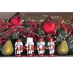 Clever Creations Red Soldiers 4 Pack 4 Inch