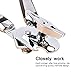Professional Heavy Duty Safety Manual Can and Tin Opener - Portable Kitchen Tool - Stainless Steel Ergonomic Anti Slip Design