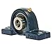 VXB UCP202-10 Ball Bearing Pillow Block, 2 Bolt Holes, Setscrew Locking Collar, 5/8