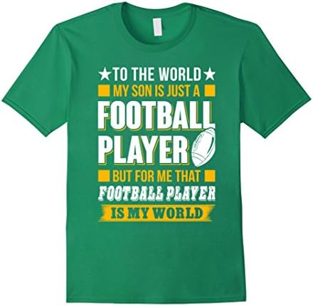 Mens American Football Shirt XL Kelly Green