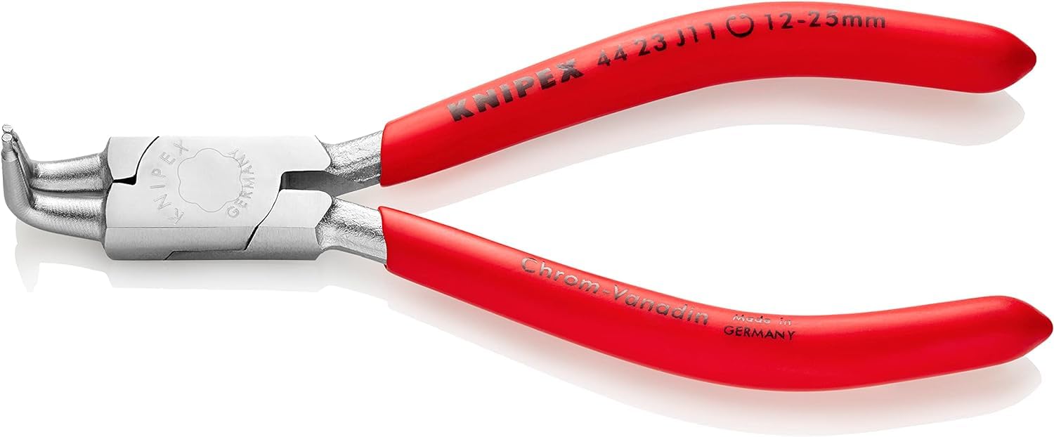 KNIPEX Circlip Pliers for Internal Circlips in Bore Holes Chrome-Plated with Plastic Coating 130 mm, 44 23 J11
