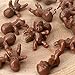 JUXINDA 144 Baby Shower Ice Cube Game Mini Plastic Baby/Party King Cake/King Cake Baby/King Cake Baby/Plastic Baby (Black)