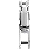 SHENGHUISS Heavy Duty Boat Anchor Chain Swivel Connector 316 Stainless SteelMulti-Directional Anchor Roller (2 Sizes)