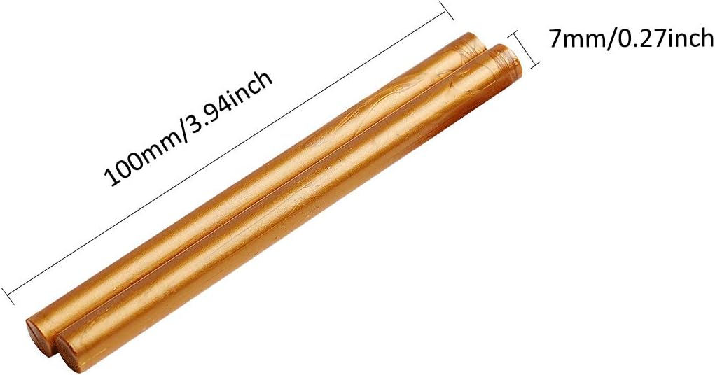 VARACL Hot Melt Glue Sealing Sticks for Letter Seal Stamp, Great for Wedding Invitations Cards Envelopes, Snail Mails - Image 3