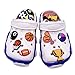 SHINQEAR 24pcs PVC Softball Baseball Tennis Billiard Basketball Trophy Cup Volleyball Colored Ball Football Rugby Croc Shoe Charms Fits for Clog Shoes & Jibbitz Wristband Bracelet Party Gifts