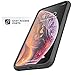 ENCASED iPhone Xs Max Wallet Case (2018) Protective Cover with Card Holder (3 Credit Cards Capacity) (Black)